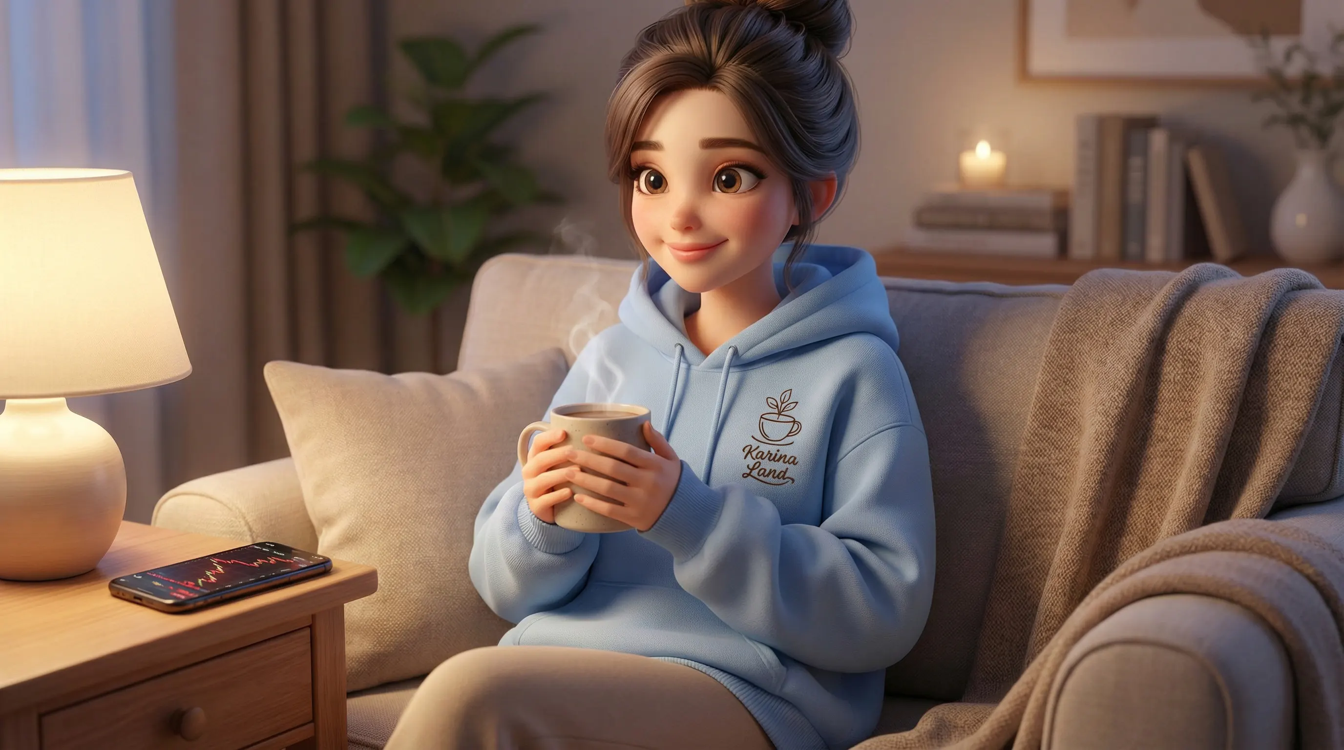 ریلکس کردن و نوشیدن قهوه در زمان نوسانات بازار خرسی ارز دیجیتال.