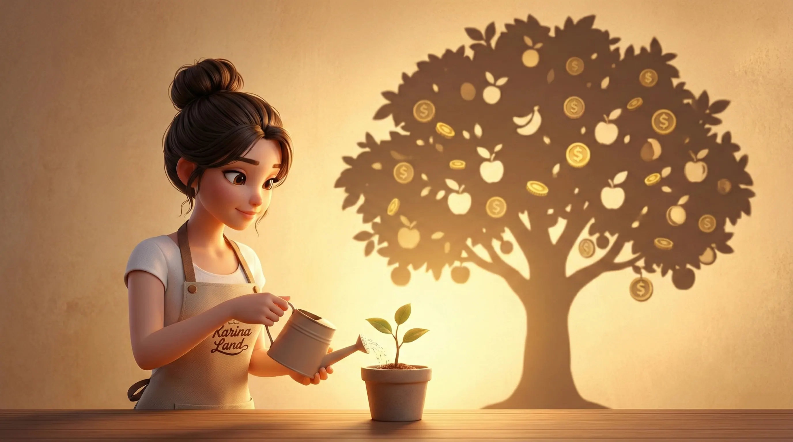 قانون اثر مرکب و صبر در سرمایه‌گذاری: کاشتن بذر کوچک امروز برای برداشت درخت ثروت در آینده.