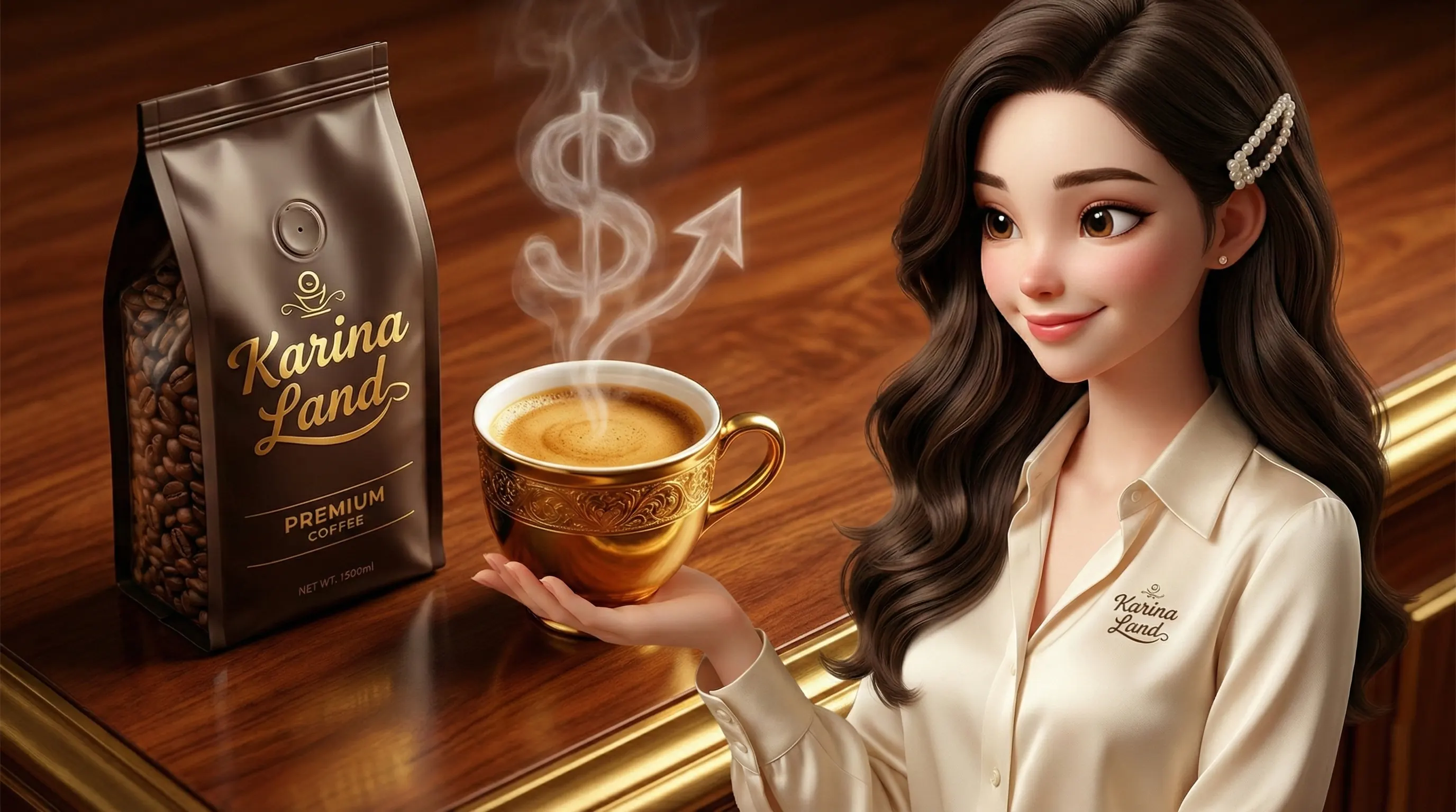 قهوه تازه رست و باکیفیت کارینالند به عنوان سوخت اصلی ذهنیت ثروتمند و انرژی برای کار.