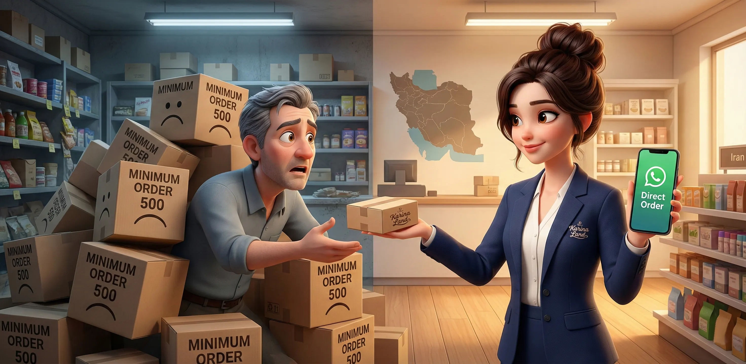 چرا برای یک لیوان شیر، گاو می‌خرید؟ (داستان نجات سرمایه مغازه‌ی آقای رضا)