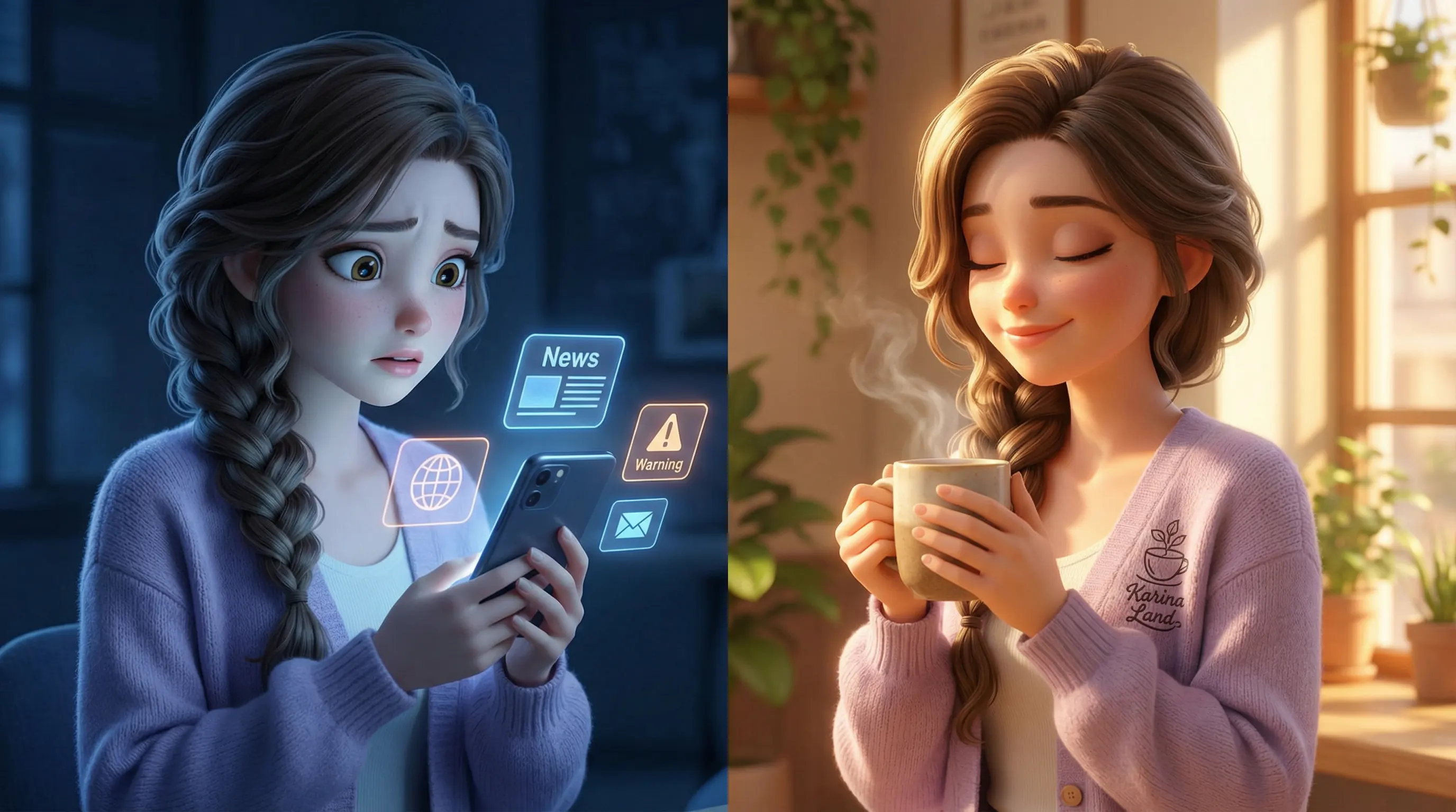 افسردگی خبری (Doomscrolling) چیست؟ ۵ قدم فوری برای ریکاوری ذهن بعد از اخبار بد