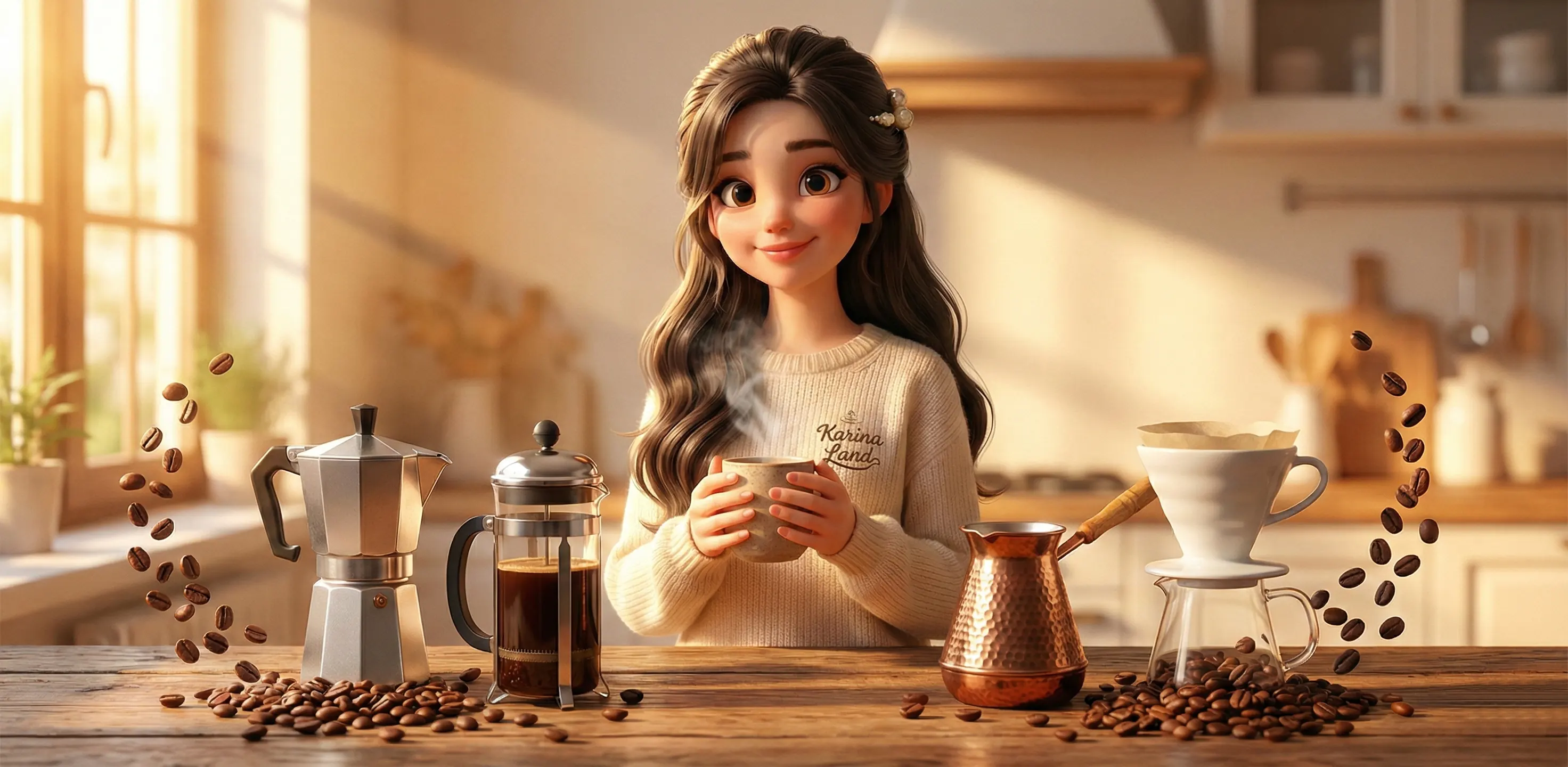 تبدیل آشپزخانه به کافی‌شاپ: آموزش ۵ روش اصلی دم کردن قهوه (از ترک تا فرانسه)