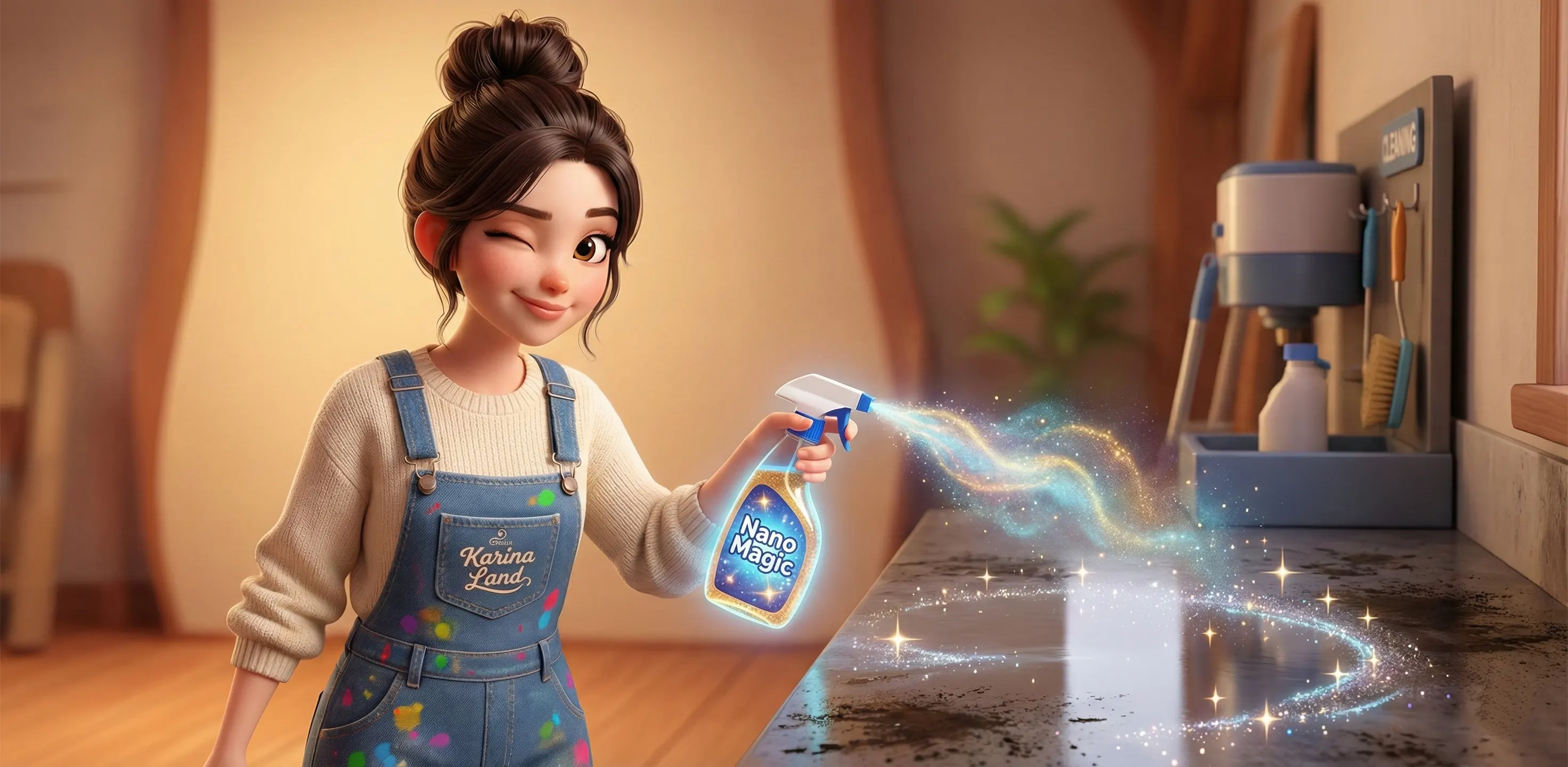 جادوگری در خانه: خداحافظی با لکه‌های سمج و شیشه‌های بخار گرفته! (انقلاب نانو در راه کارینالند)