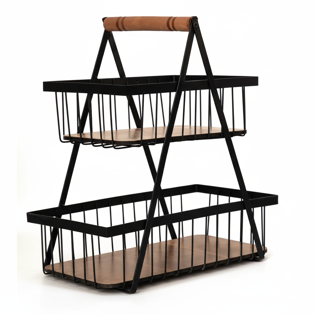 سبد میوه ۲ طبقه استار هوم مدل روما