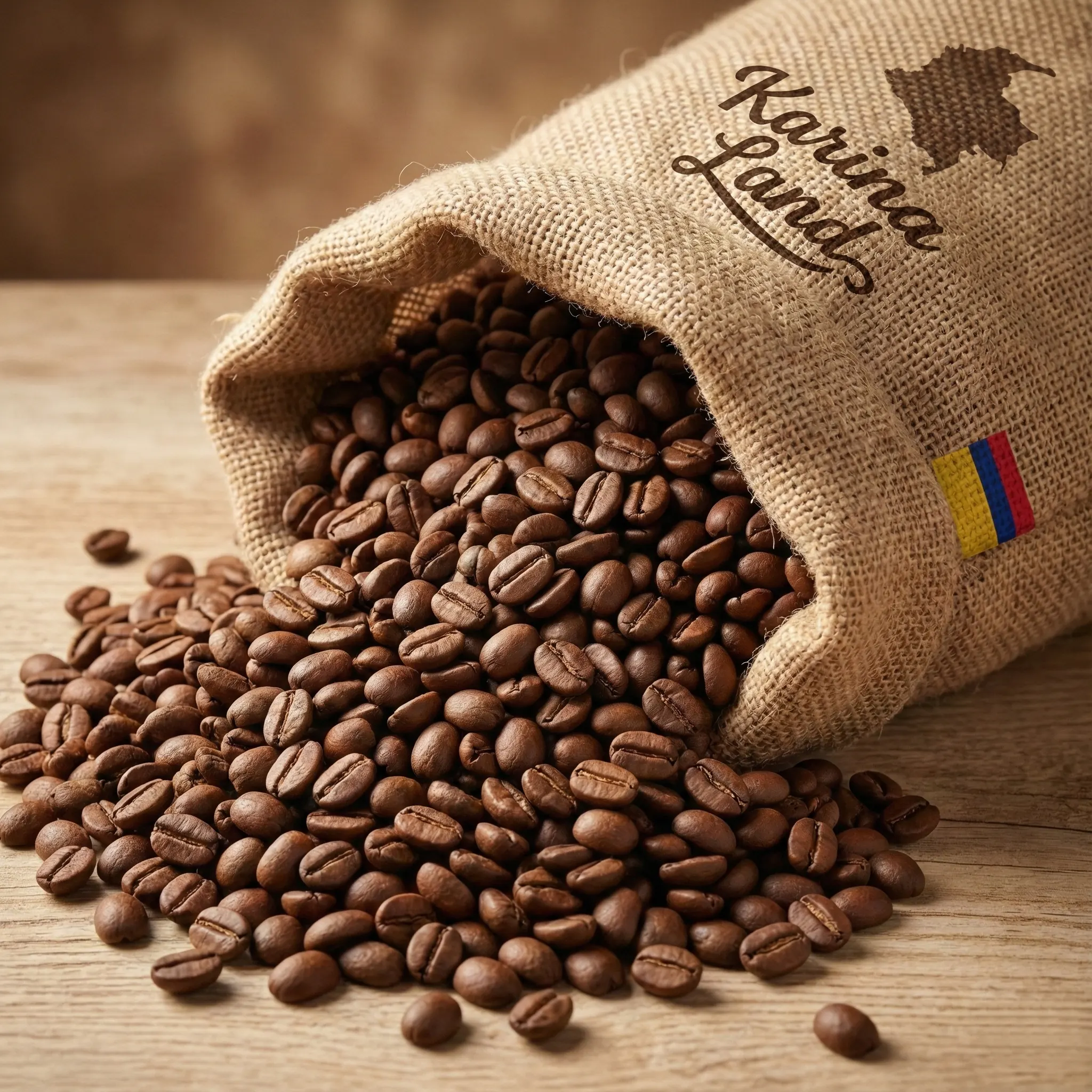 قهوه عربیکا کلمبیا (دانه رست شده) - فله و عمده
